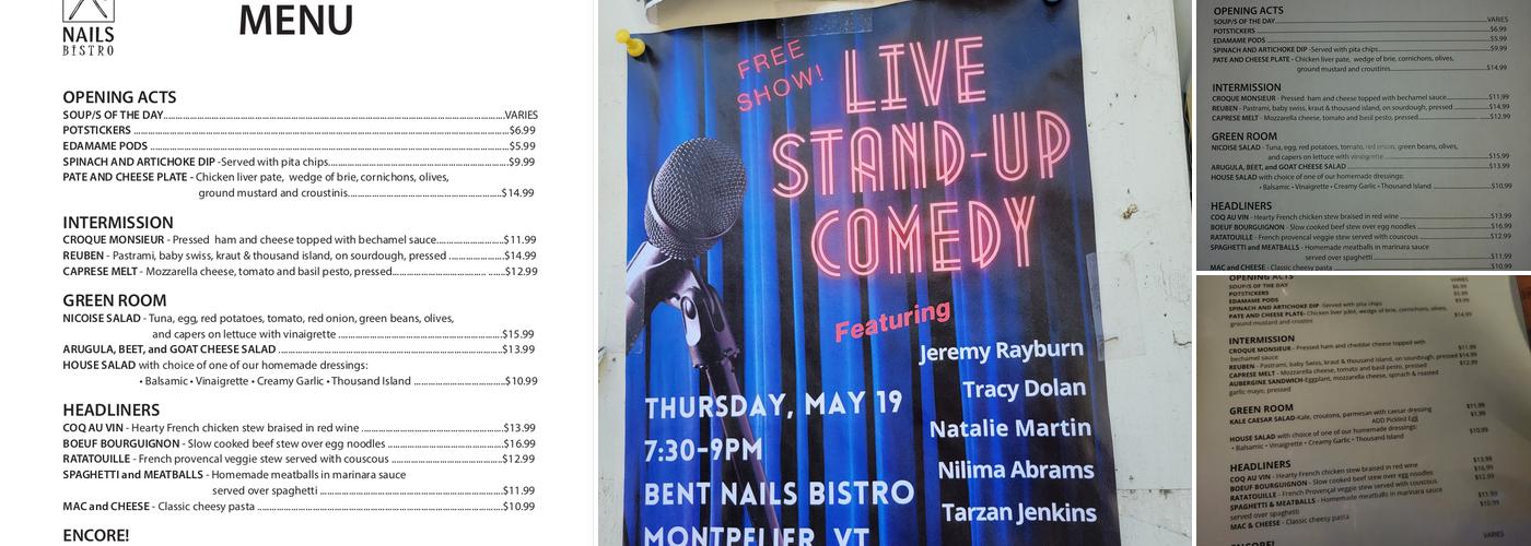 Bent Nails Bistro Menu