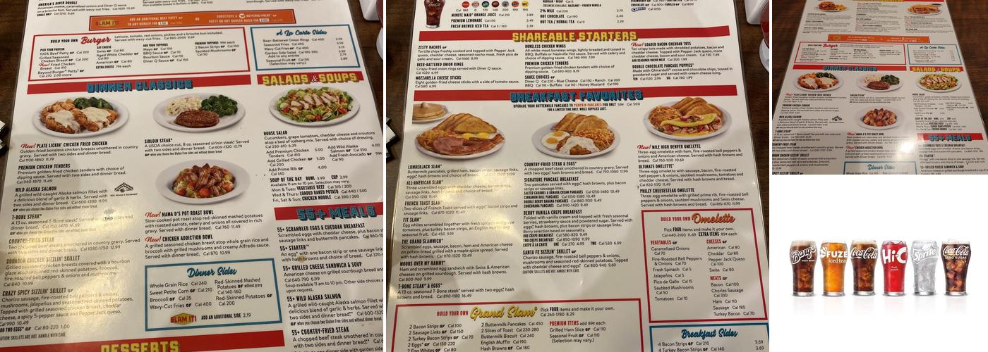 Denny's Menu