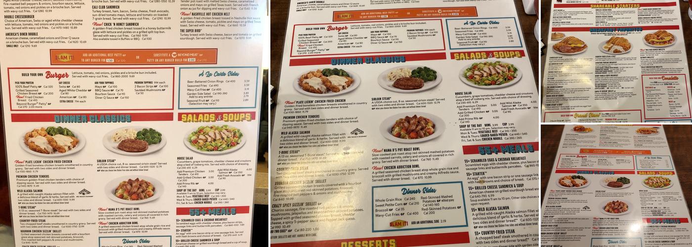 Denny's Menu