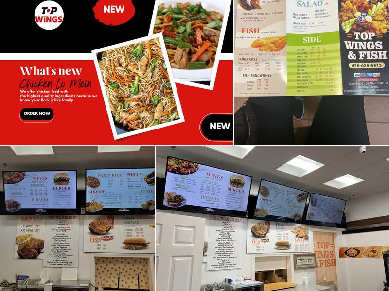 Top Wings & Grill Menu