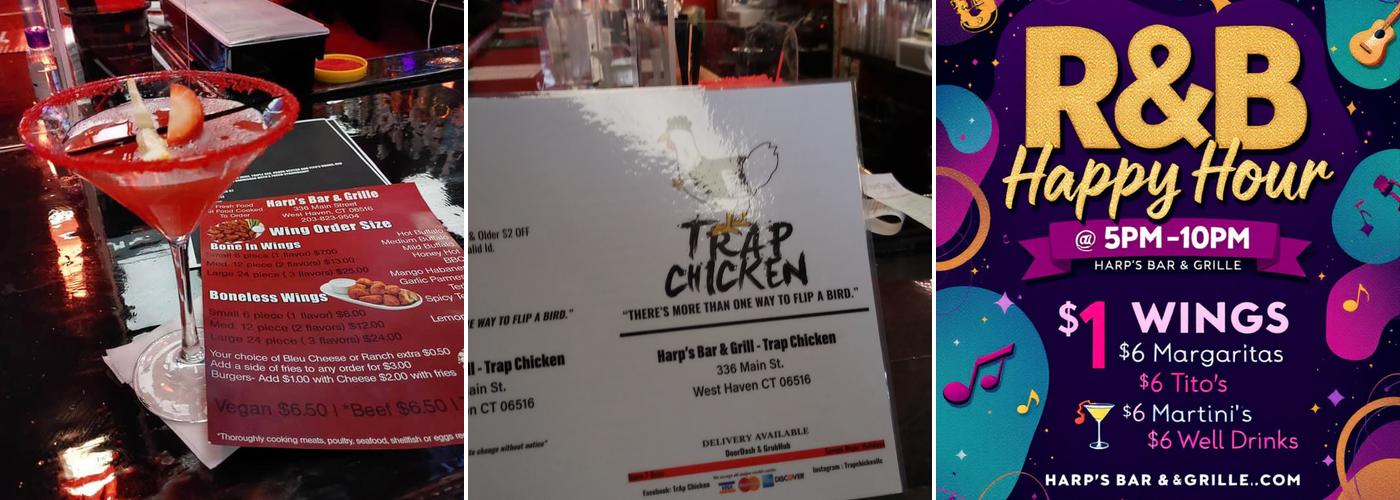 Harp’s Bar & Grille Menu