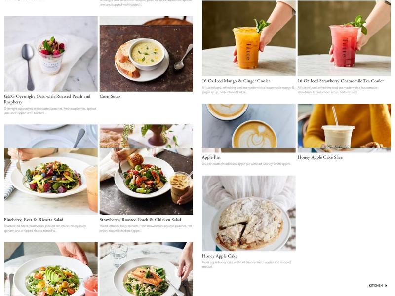 Tatte Bakery & Cafe | South Boston Menu