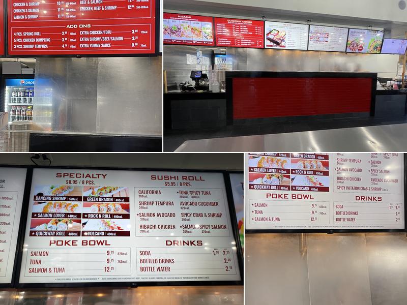 Quickway Japanese Hibachi - Manassas Menu