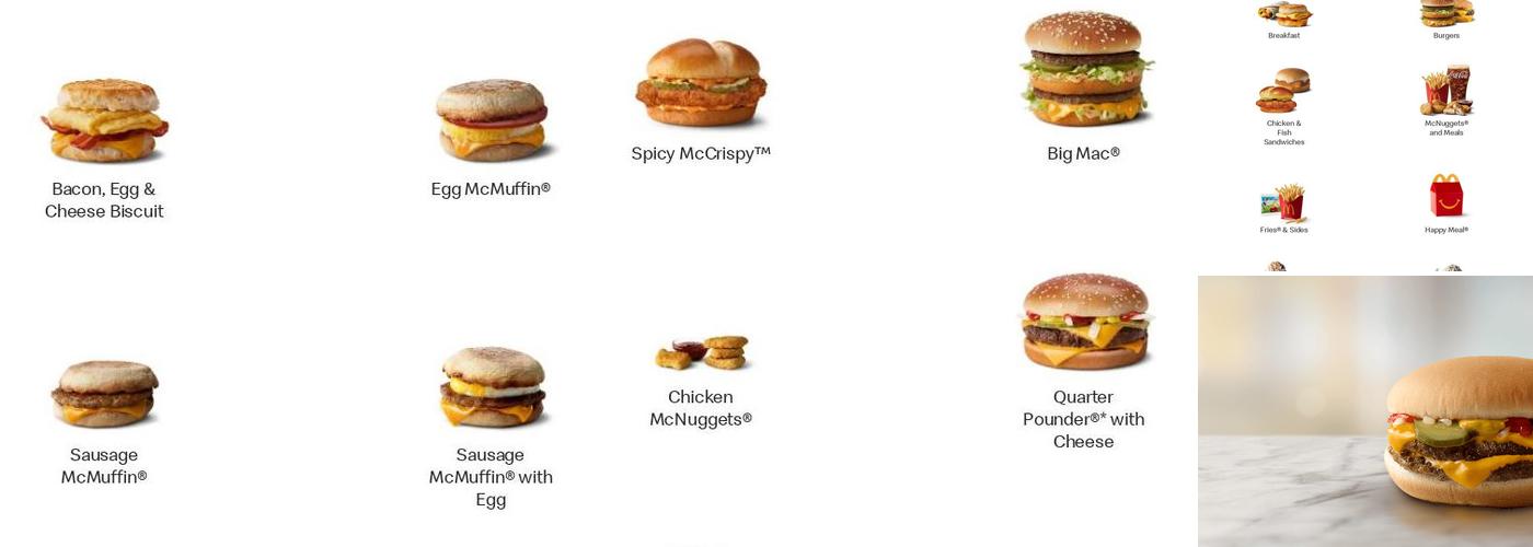McDonald's Menu
