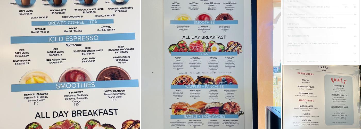 Café Café Menu