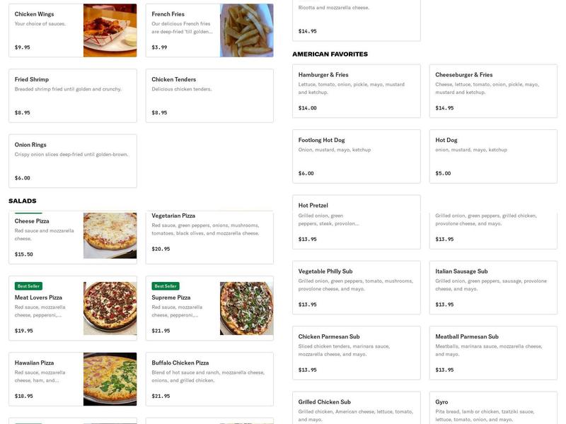 Ny Pizza Kitchen North Myrtle Beach Menu