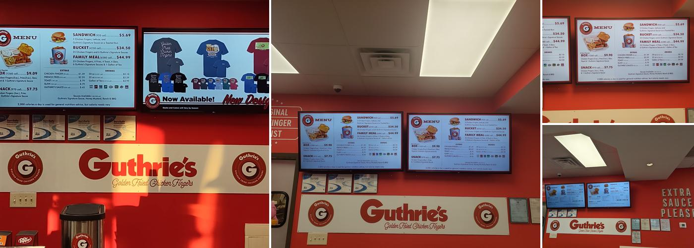 Guthrie’s Menu
