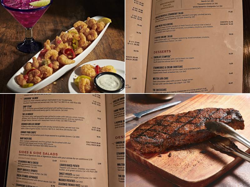 LongHorn Steakhouse Menu