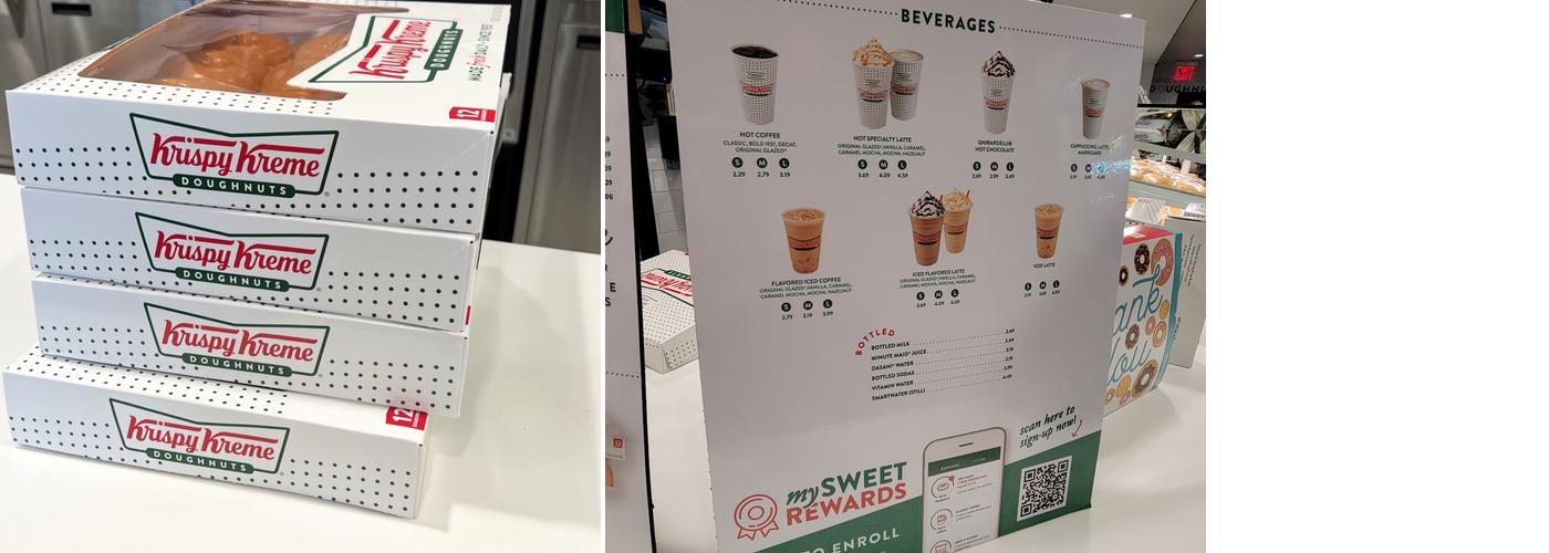 Krispy Kreme Menu