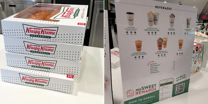 Krispy Kreme Menu