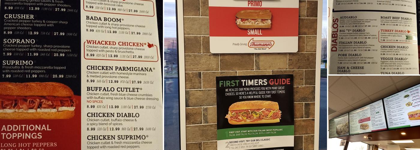 PrimoHoagies Menu