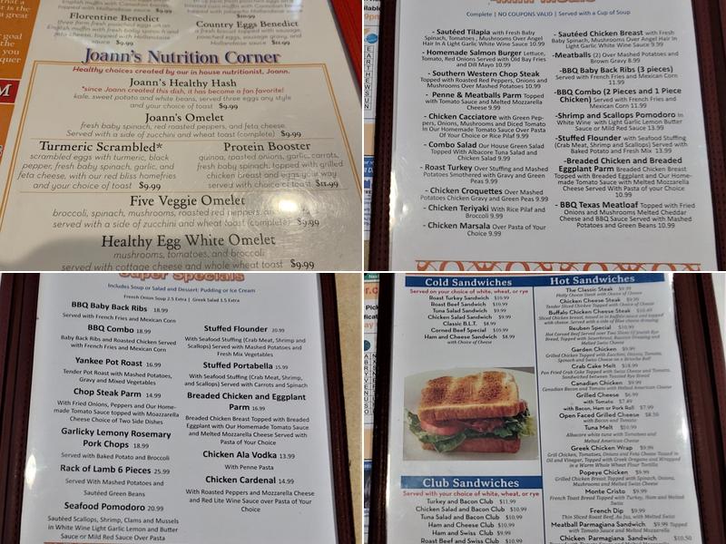 Haddon Diner Menu