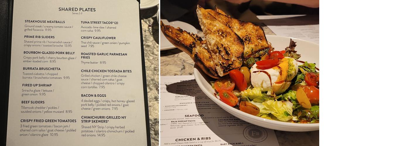 Firebirds Wood Fired Grill Menu