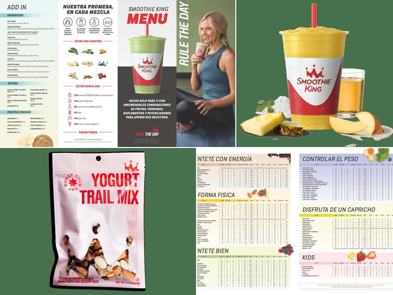 Smoothie King Menu