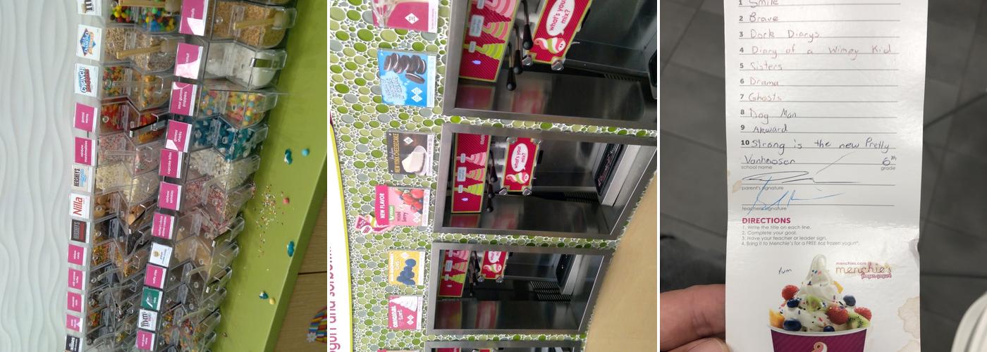 Menchie's Rochester Menu