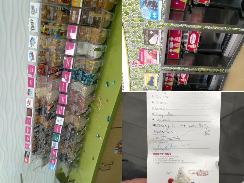 Menchie's Rochester Menu