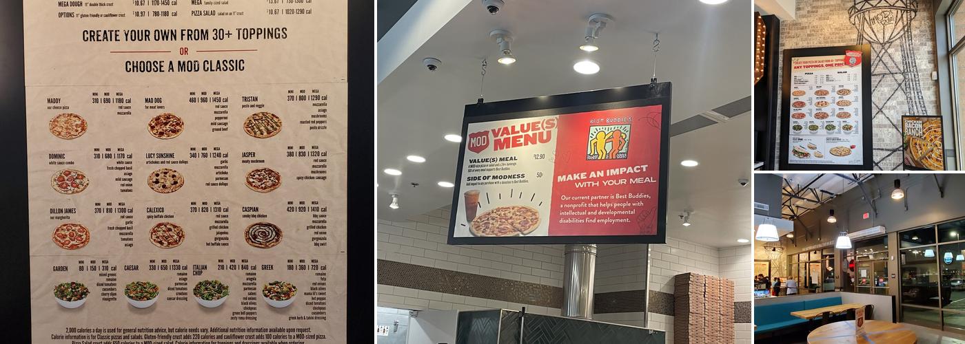 MOD Pizza Menu