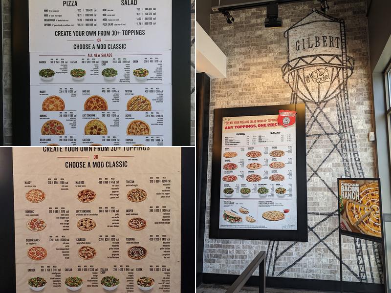 MOD Pizza Menu