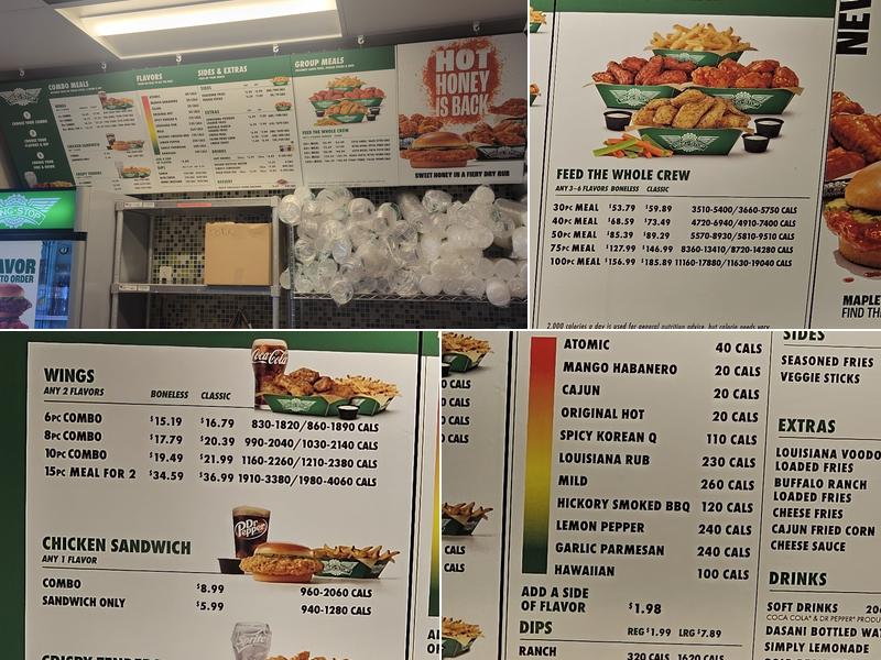 Wingstop Menu