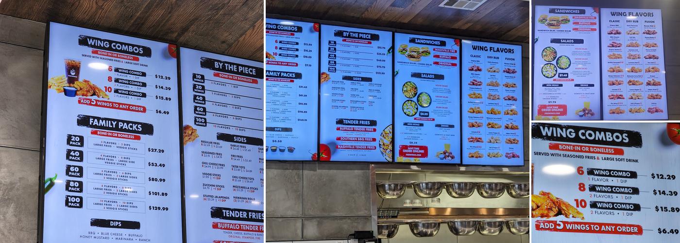 Fire Wings Irvine Menu