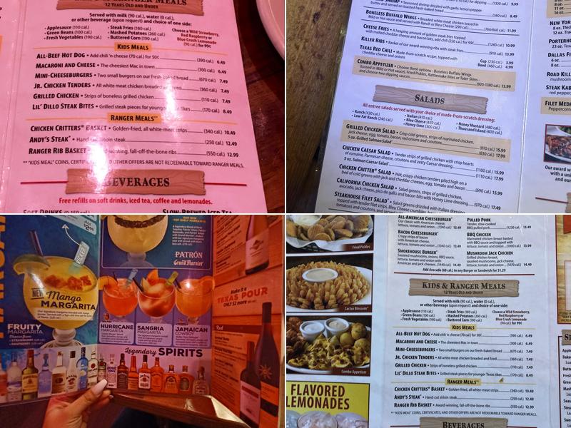 Texas Roadhouse Menu