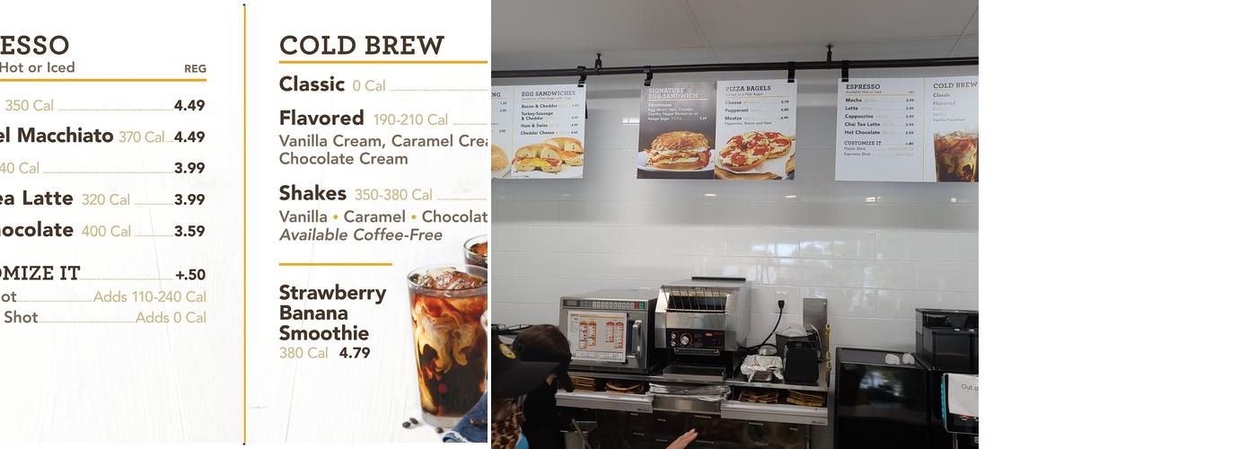 Einstein Bros. Bagels Express Menu