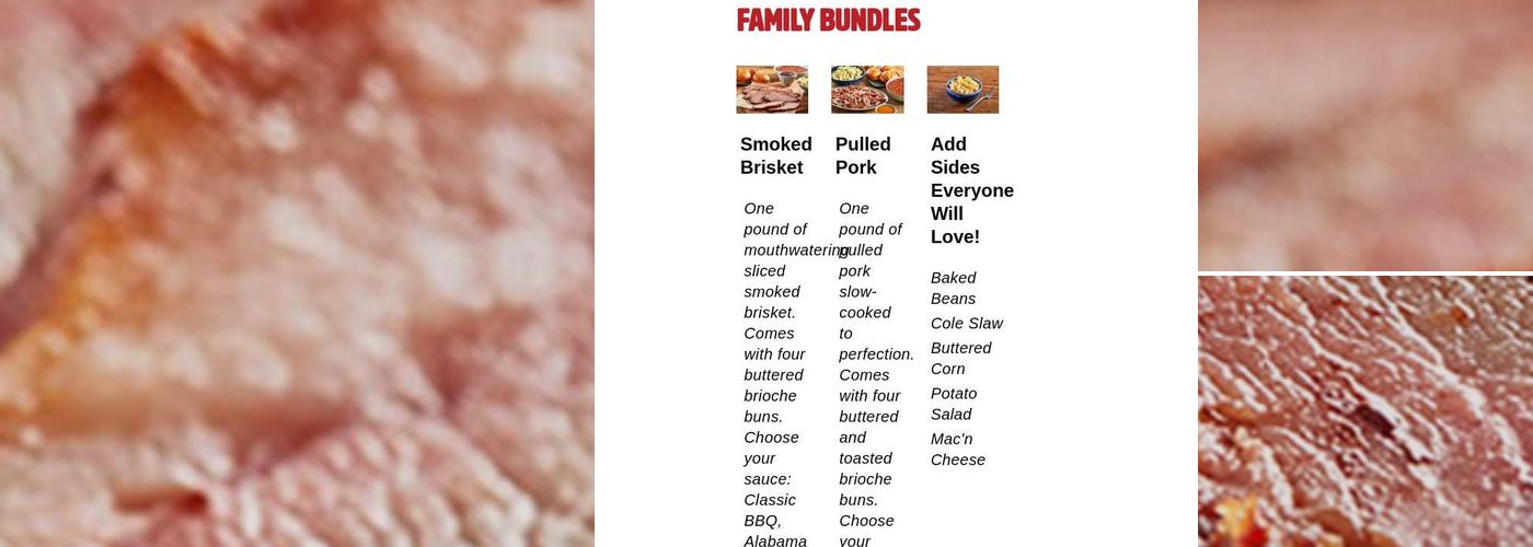 Libby's BBQ Menu