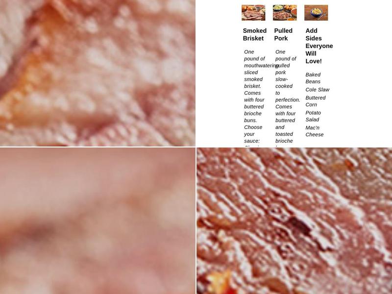 Libby's BBQ Menu
