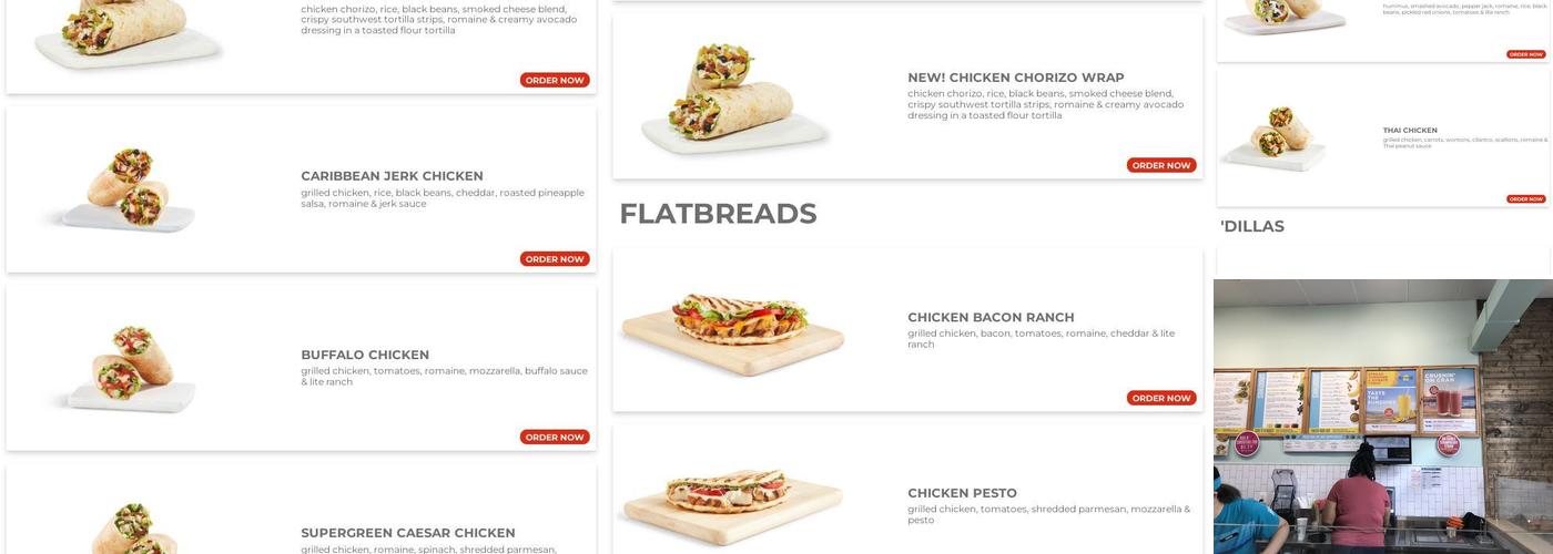 Tropical Smoothie Cafe Menu