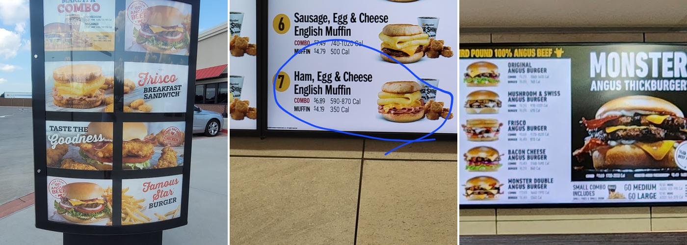 Hardee's Menu