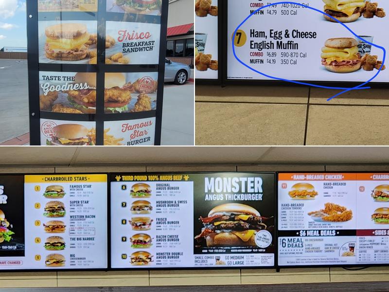 Hardee's Menu