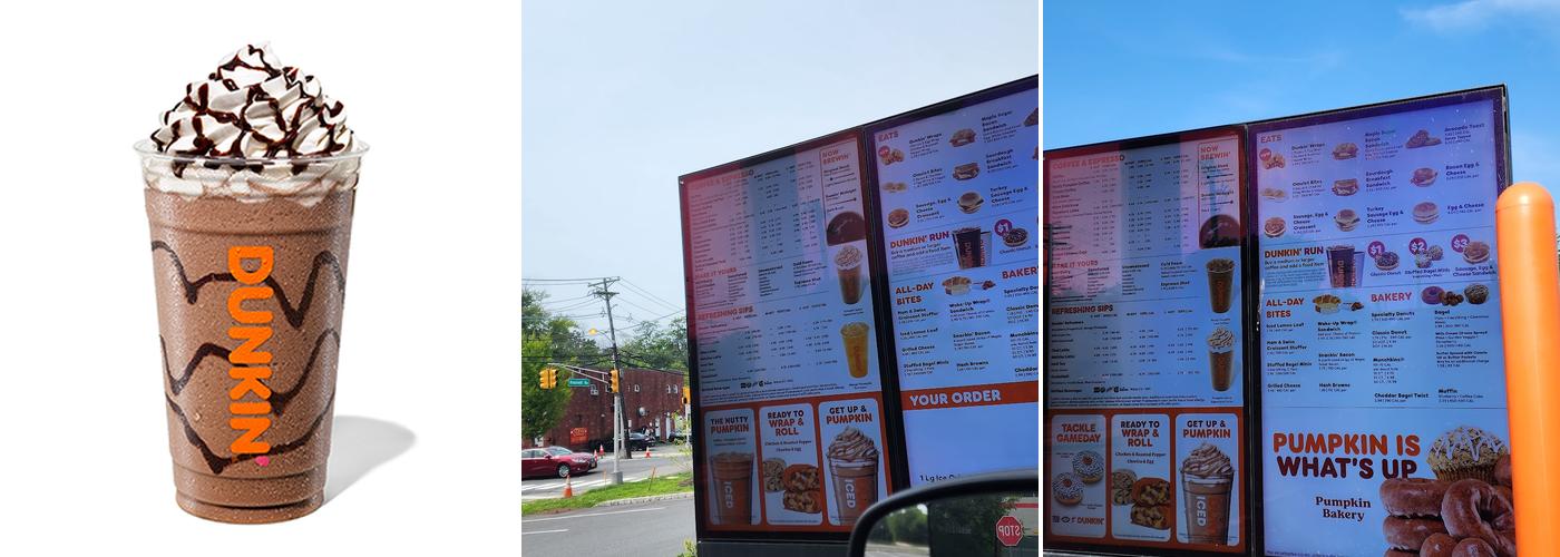 Dunkin' Menu