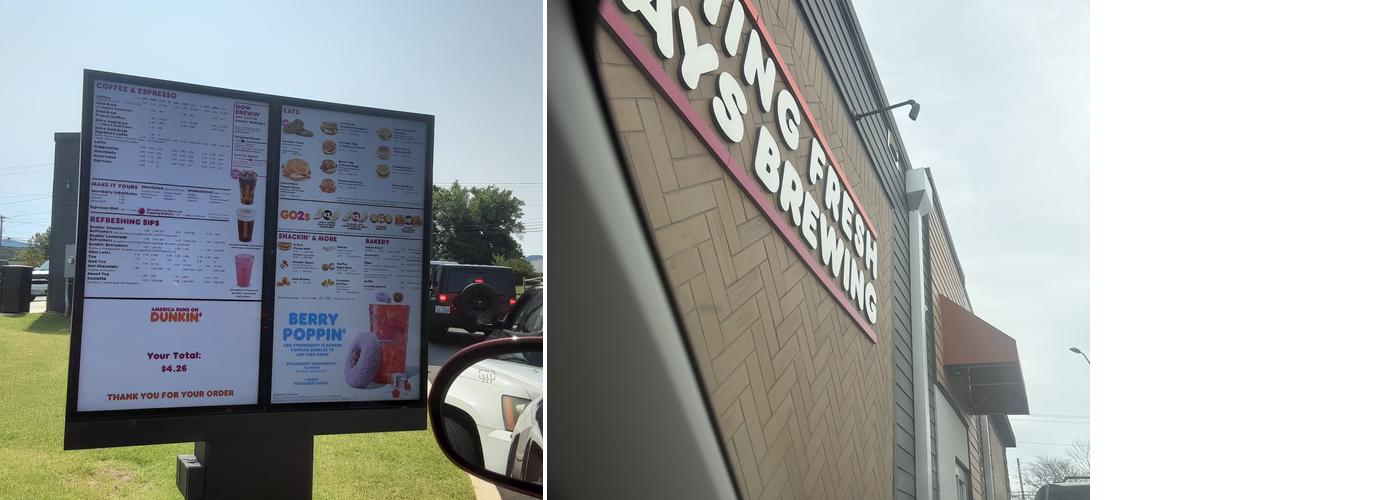 Dunkin' Menu