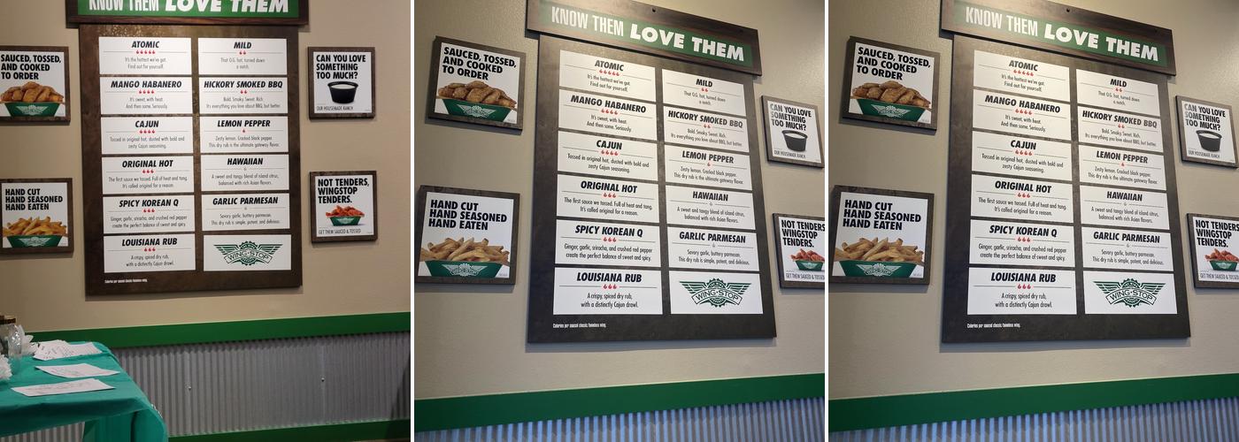 Wingstop Menu