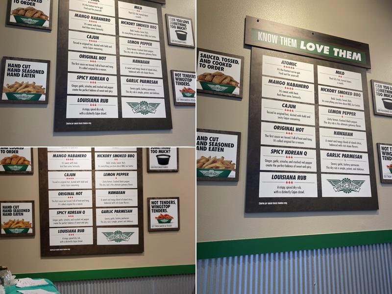 Wingstop Menu