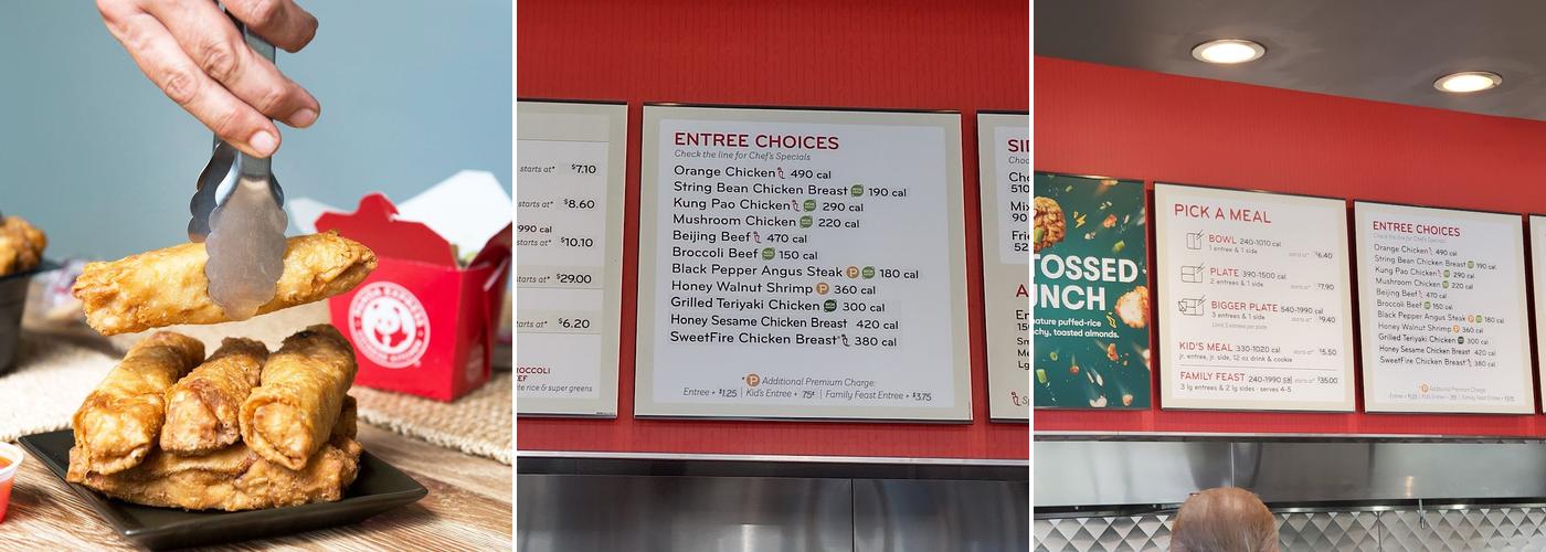 Panda Express Menu