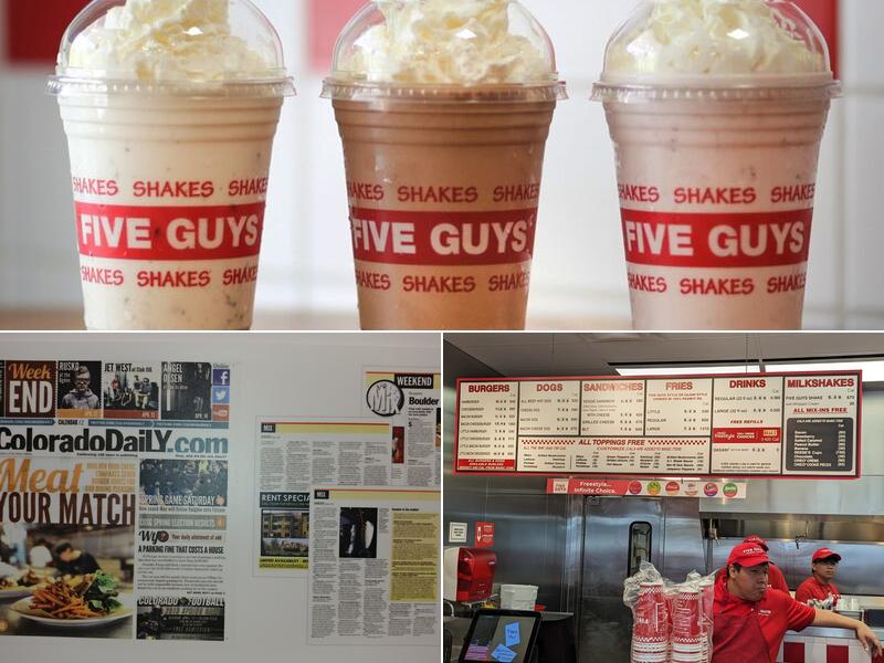 Five Guys Menu