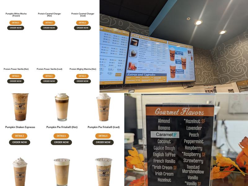 Beans & Brews Coffeehouse Menu