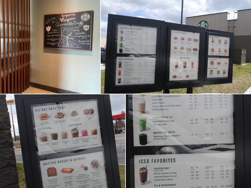 Starbucks Menu