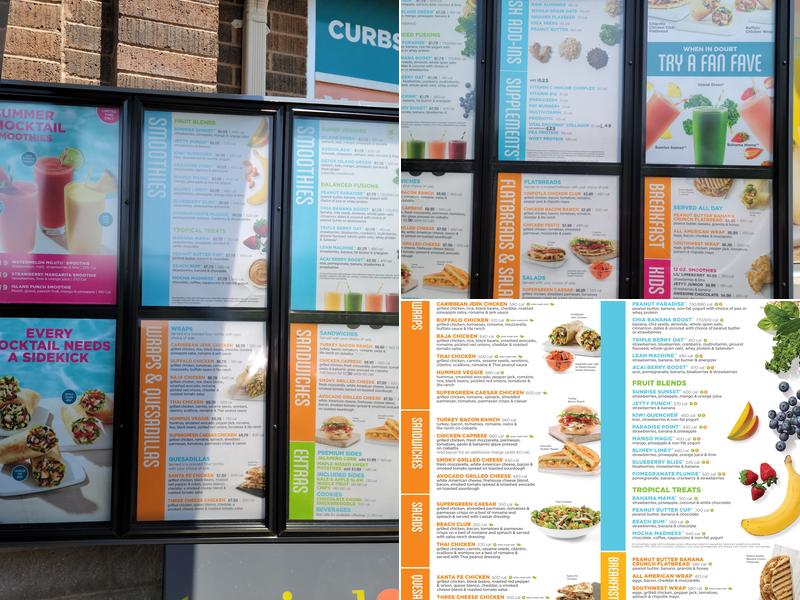Tropical Smoothie Cafe Menu