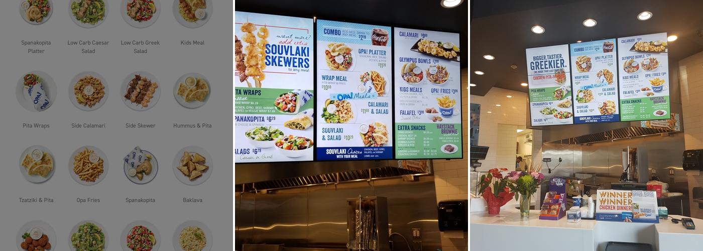 OPA! of Greece The Quarry (Cochrane) Menu