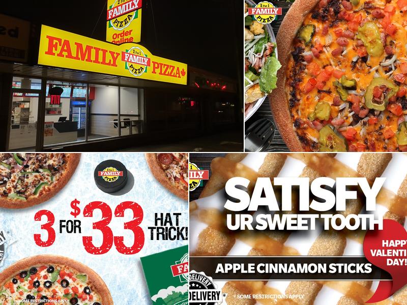 2 For 1 FAMILY PIZZA LETHBRIDGE 1281 3 Ave S, Lethbridge