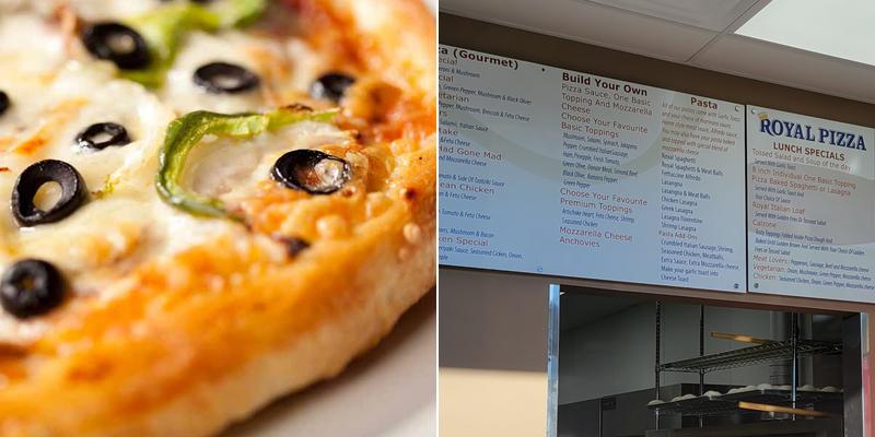 Royal Pizza Red Deer Menu