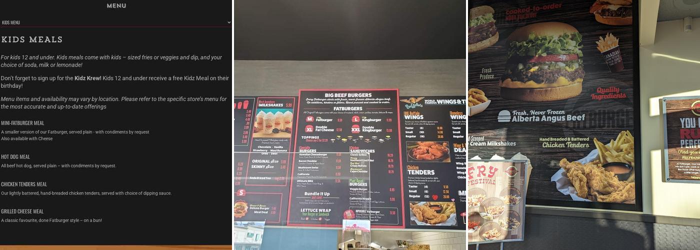 Fatburger Courtenay Menu