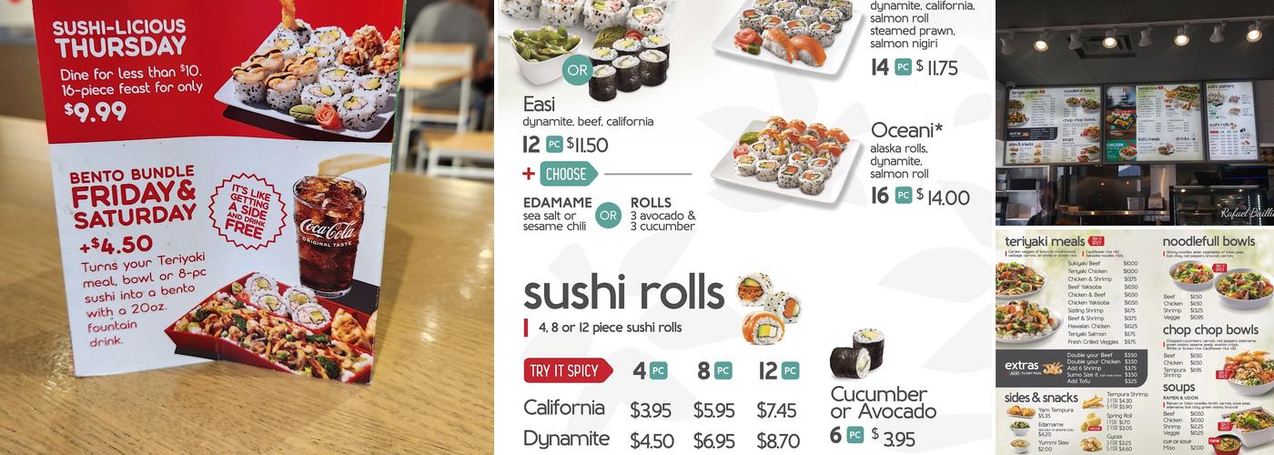 Edo Japan - Cranbrook - Sushi and Grill Menu