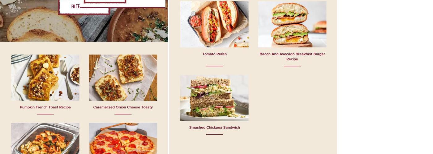 COBS Bread Bakery Summit Menu