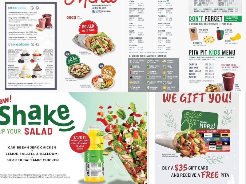 Pita Pit Menu