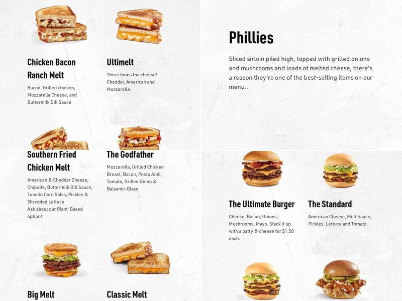 Meltwich Food Co. Menu