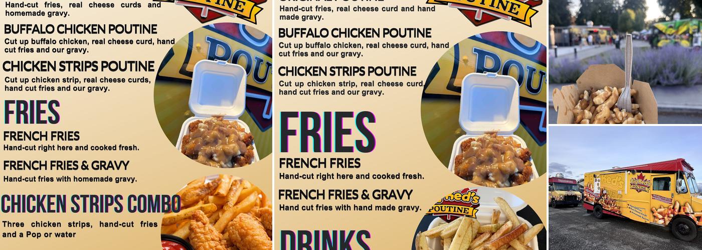 Big Red's Poutine Menu