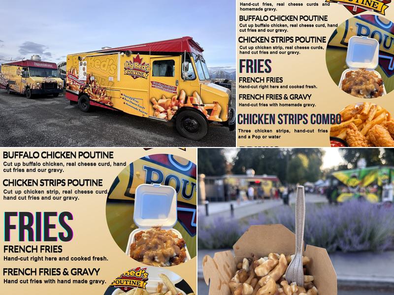 Big Red's Poutine Menu